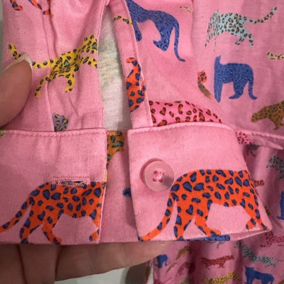 SSYS Colorful CHEETAH Animal Print PINK Pajama Set SIZE SMALL - Picture 4 of 8